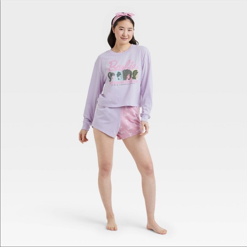 BARBIE PAJAMA SET / INCLUDES HEADBAND